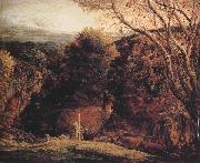 Samuel Palmer Landscape-Twilight Germany oil painting artist